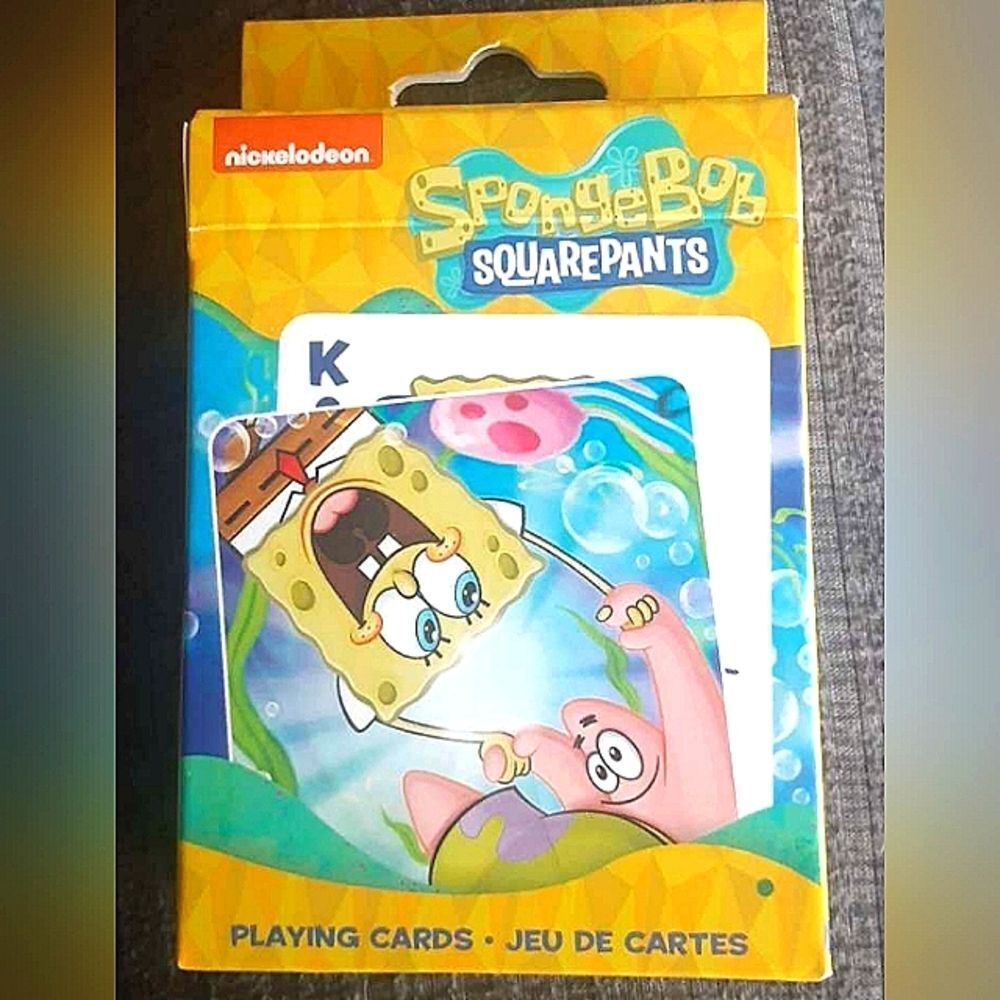 New Nickelodeon SpongeBob SquarePants Playing Cards